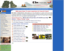 Tablet Screenshot of kimtours.net